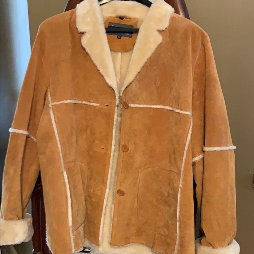 Leather coat